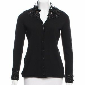 Oscar De La Renta Cashmere Cardigan